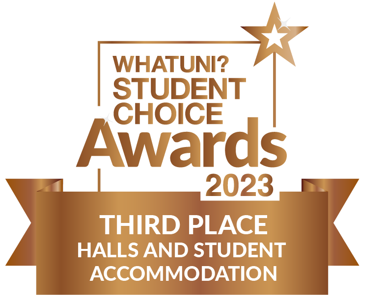 What Uni Awards 2023 bronze award for halls and student accommodation