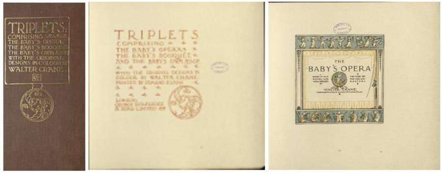 Images of Triplets cover and title page