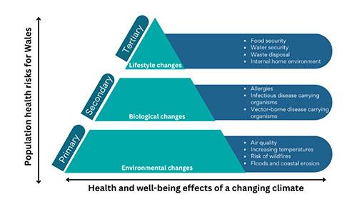 Prevention Triangle of the Effects of a Changing Climate on Health and Well-being 