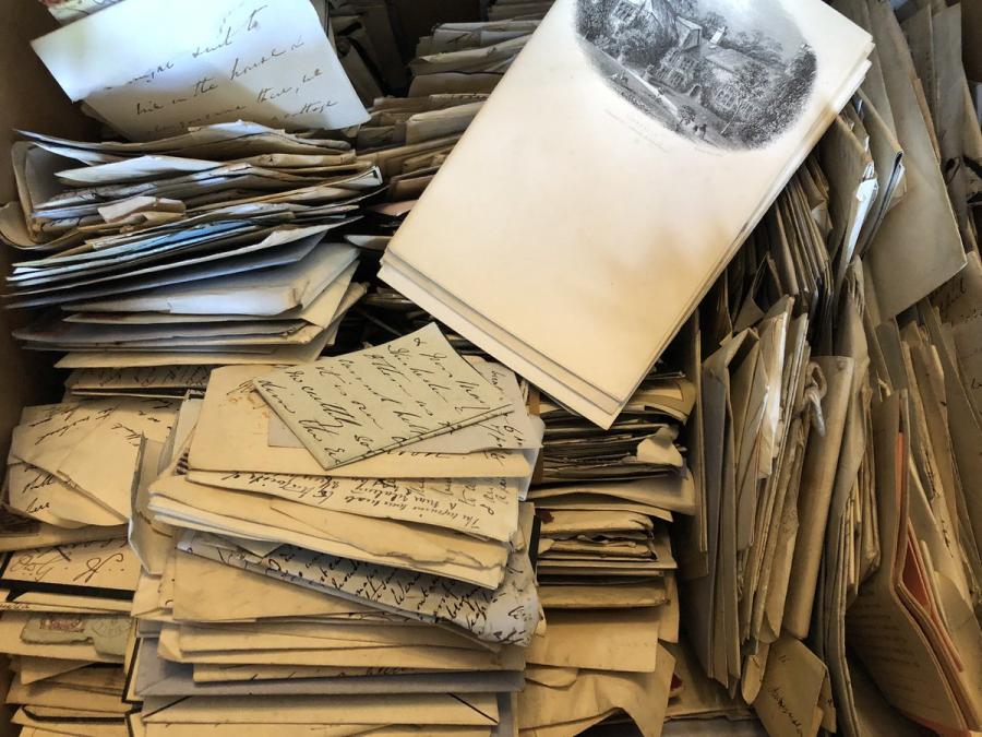 A pile of letters.
