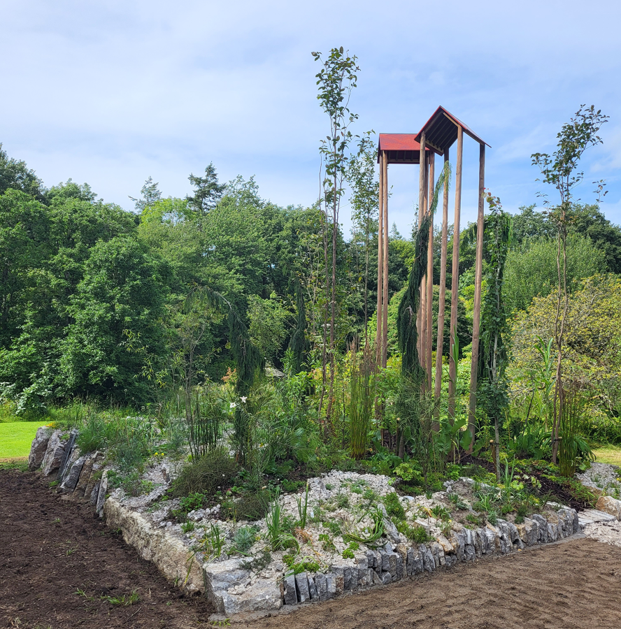 The Size of Wales Garden at Treborth