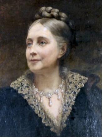 Portread lliw o Augusta Mostyn