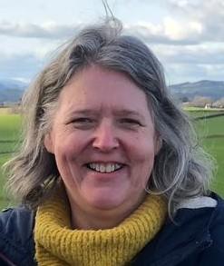 Photograph of Beryl in the countryside