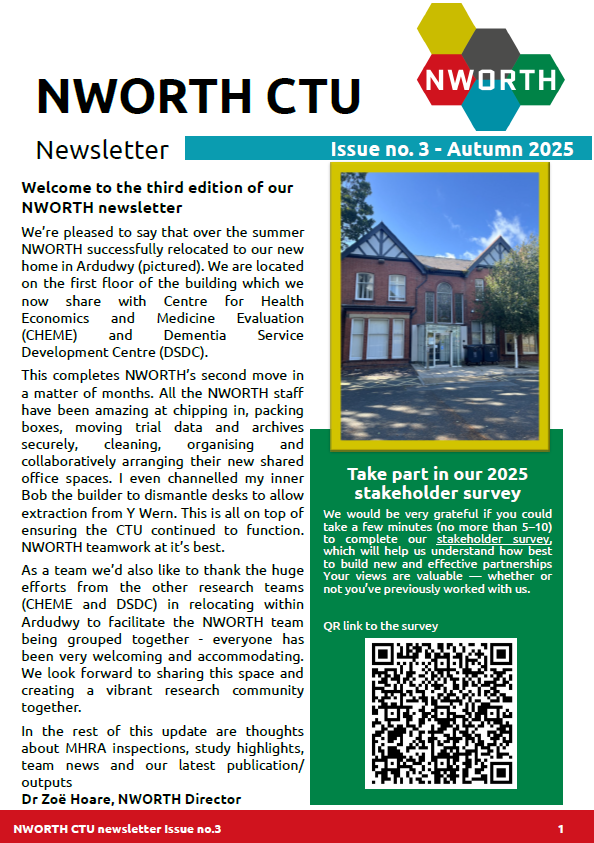 Page 1 of Issue 3 of the NWORTH 2025 newsletter