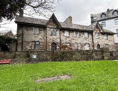 Building next door to Bangor Cathedral 