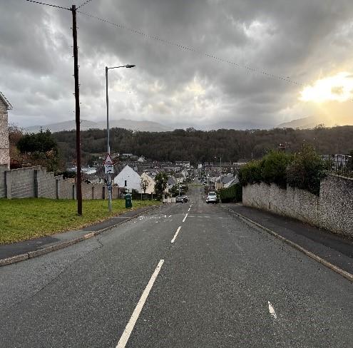 Top of Coed Mawr Hill 