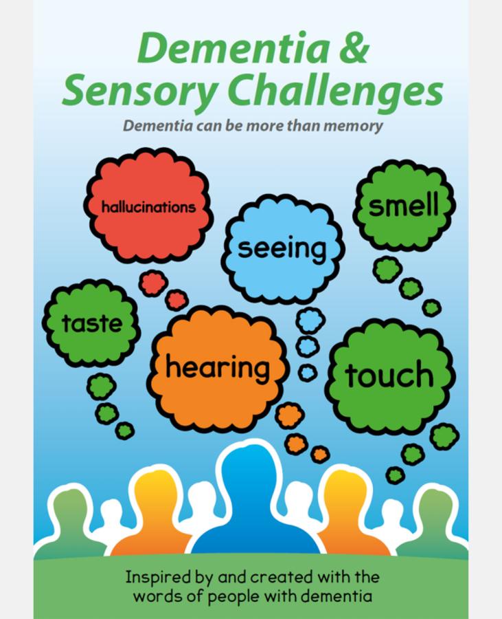 Dementia and Sensory Challenges booklet cover