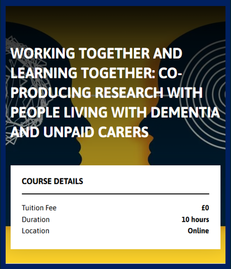 An image of the Working Together and Learning together course webpage